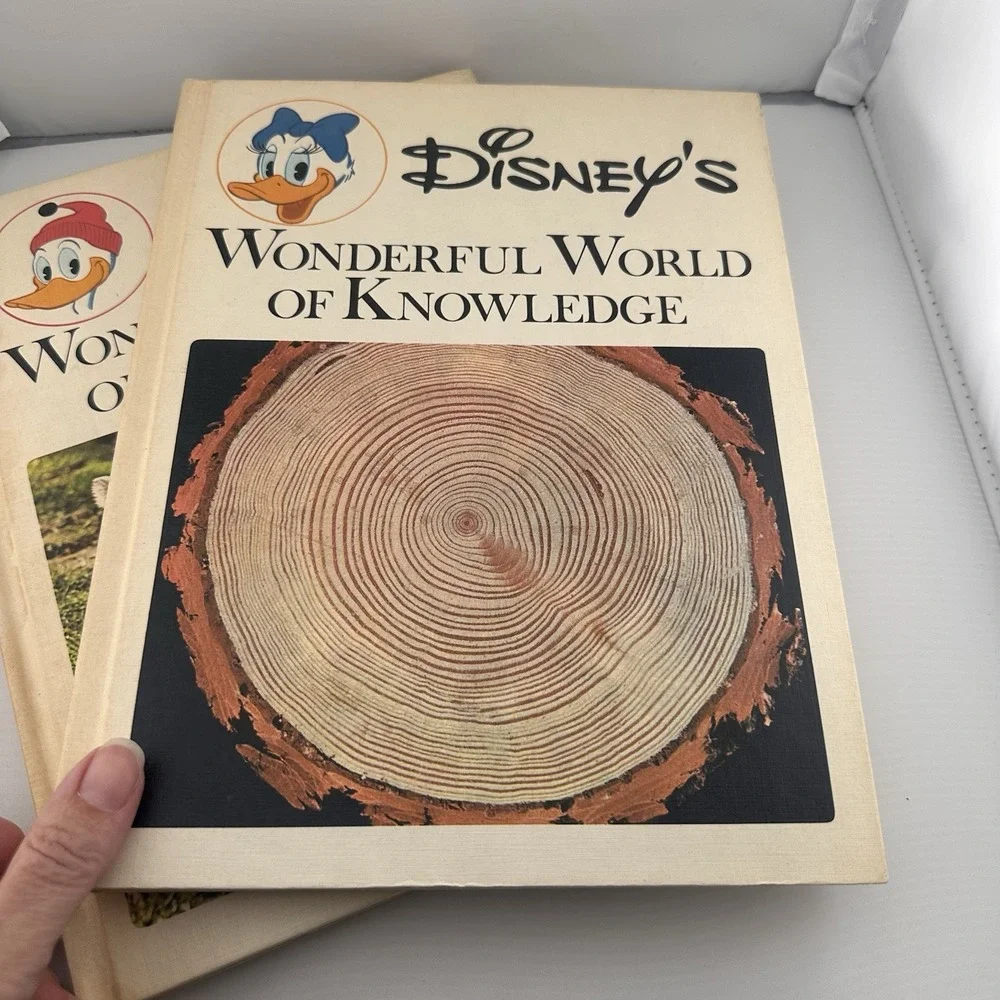 Vtg Disneys Wonderful World of Knowledge Encyclopedia‎ Set 1-3 Childrens Books